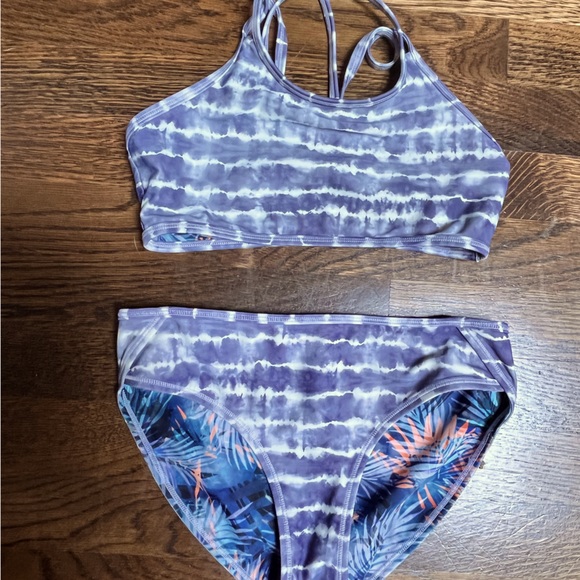 Athleta Swim Athleta Girls Reversible Swim Suit Poshmark